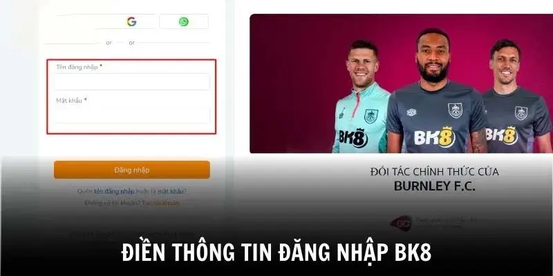 Hướng dẫn 3 bước đăng nhập BK8 nhanh chóng